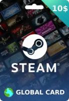 Пополнение кошелька Steam на 10 USD / Gift Card 10$ Global (Глобальный ключ активации) / не подходит для России и Китая