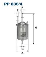 Фильтр топливный Filtron PP836/4