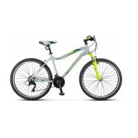 Велосипед Stels Miss-5000 V колеса 26" 21ск. женский, горный, серебристо-салатовый