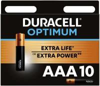 Батарейки щелочные DURACELL OPTIMUM AАA 10 шт