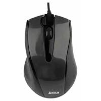 A-4Tech Мышь N-500F V-TRACK (серый глянец/черный) USB, 3+1 кл.-кн.,провод.мышь (641866)