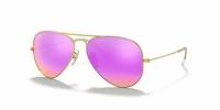 Солнцезащитные очки Ray-Ban RB3025 Aviator, размер XL (Gold/Cyclamen Flash)