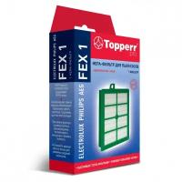 Сменный HEPA-фильтр TOPPERR FEX 1 для пылесосов ELECTROLUX PHILIPS AEG 1104 456446 (1)