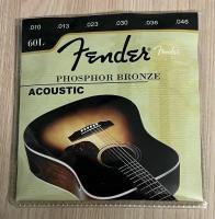 Струны для акустической гитары FENDER PHOSPHOR BRONZE ACOUSTIC 60L 10-46