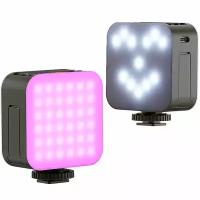 Осветитель светодиодный накамерный Mamen D02 RGB LED