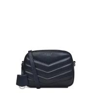 Сумка Radley London кросс-боди темно-синяя с шевронной стежкой