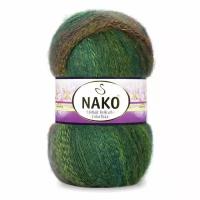 Пряжа NAKO Mohair delicate Colorflow (Нако), батик - 7130, 5% мохер, 10% шерсть, 85% акрил, 5 мотков, 100 г., 500 м