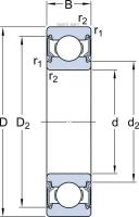 SKF 623122RS1 подшипник 62312 2RS1 SKF 6013046