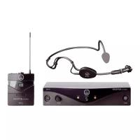AKG Perception Wireless 45 Sports Set BD U2 радиосистема с микрофоном с оголовьем C544L, 1хSR45 стационарный приёмник, 1хPT45 поясной передатчик, унив
