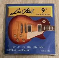 Струны для электрогитары G-LP9 LES PAUL ELECTRIC PURE NICKEL WOUND 9-42