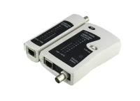 Кабельный тестер RJ45, RJ11, RJ12, RJ9, BNC, чехол