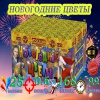 Фейерверк салют "Новогодние цветы" (168 залпов)