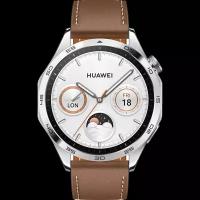 HUAWEI Умные часы HUAWEI Watch GT4, Phoinix-B19L, коричневые