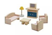 Игровой набор Plan Toys «Набор мебели для гостиной», серия DOLLHOUSE