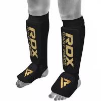 Защита голени и стопы RDX Hosiery Shin Instep Foam р. M, черный, золотой