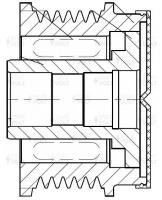 Шкив с обгонной муфтой генератора Kia Ceed (12-)/Hyundai i30 (11-) 1.4i/1.6i STARTVOLT SGP 0822