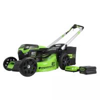 Газонокосилка аккумуляторная Greenworks GD60LM51SPK4 60 В 2514307UB с АКБ и З/У