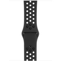 Ремешок для Apple Watch 44mm Anthracite/Black Nike Sport Band (MX8E2ZM/A), антрацитовый/чёрный