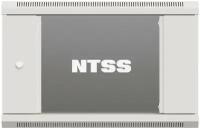 Шкаф коммутационный NTSS Премиум (NTSS-W15U6045GS-2) настенный 15U 600x450мм пер.дв.стекл 60кг серый 365мм 27кг 2