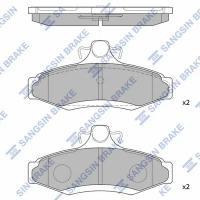 SP1114SNS 646 10 колодки тормозные зад диск Daewoo Leganza 2 0 97 gt Nubira 97 gt