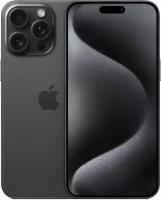 Apple Смартфон Apple iPhone 15 Pro Max 512GB nanoSim+eSim (Титановый Чёрный, 8 ГБ, 512 ГБ)