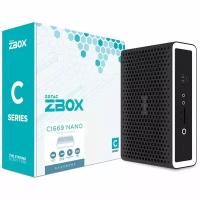 Zotac Платформа системного блока с ЦПУ Zotac ZOTAC ZBOX NANO, SFF, FANLESS, i7-1355U, 2 DDR5 SODIMM, M.2 SSD, 2.5" SATAIII BAY, 2 GLAN, WIFI, BT, USBDRV, DP/HDMI, EU+UK PLUG ZBOX-CI669NANO-BE