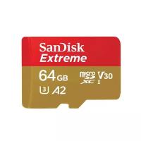 Карта памяти SanDisk Extreme 64GB 160 MB/s