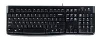 Клавиатура Logitech K120 for business черный USB