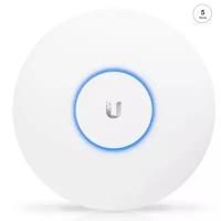 Точка доступа Ubiquiti UniFi AP AC Long Range 802.11ac 1317Mbps 2.4 и 5GHz 1x1000Mbps LAN 175.7x43.2 mm комплект из 5 шт UAP-AC-LR-5(EU)