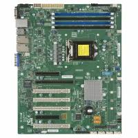 SuperMicro Материнская плата SuperMicro MBD-X11SSA-F Single socket H4 (LGA 1151) supports Intel® Xeon® processor E3-1200 v6/v5, Intel® 7th/6th Gen. Core™ i3 series, Intel® Celeron® and Intel® Pentium®, I/O Cables CBL-0044L – 2 шт. I/O Shield MCP-260-00042-0N – 1 шт. MBD-X11SSA-F