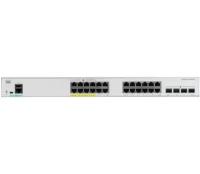 Catalyst 1000 24x 10/100/1000 RJ-45 PoE+, 4x 1Gb SFP uplinks, PoE+ 195W, Fanless, C1000-24P-4G-L