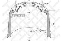 STELLOX 8500124SX 85-00124-SX_барабан тормозной!300x200/209 H=260 d=190/225 n=10x23\BPW