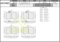 Колодки тормозные / ANCHI AC1152C ANCHI AC1152C | цена за 1 шт