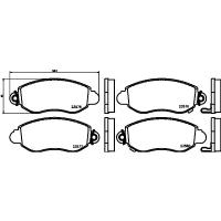 TEXTAR 2357701 (05P775 / 077202 / 0986424691) комплект тормозных колодок с противошумной пластиной q+