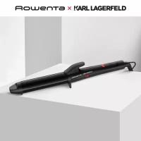 Щипцы для завивки волос ROWENTA Karl Lagerfeld CF323LF0, диам. 32 мм, конусная фор., 120-200°C, черн