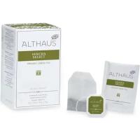 Чай зеленый Althaus Sencha Select / Изысканная Сенча, байховый, листовой, высшего сорта, органического происхождения 20 пакетиков