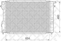 Радиатор системы охлаждения Opel Omega 2.0i-3.0i 94- STELLOX 10-25078-SX