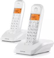 Радиотелефон Motorola S1202 DECT белый