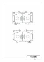 D2177M 01 707 04 Y02 2177M колодки дисковые п Toyota Land Cruiser 100 4 7i 32V 4 2TD 98 gt