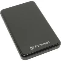 Transcend Portable HDD 2TB StoreJet TS2TSJ25A3K USB 3.0, 2.5", black