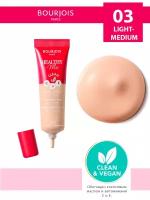 Bourjois увлажняющий тональный крем Healthy Mix Tinted Beautifier No.003 light medium