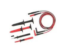 Fluke SureGrip - Test lead - Black,Red - Silicone