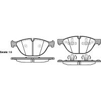 REMSA 1298.00 (34116778048 / 34116778048 / 34116791514) колодки дисковые п.\ BMW (БМВ) x5 (e70) 4.8 07