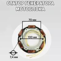 Статор генератора мотоблока 175N/180N (7/9Hp)