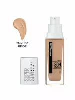 Тональный крем MAYBELLINE Super Stay, оттенок 21 Nude Beige