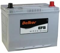 Аккумулятор автомобильный DELKOR EFB 130D26L 80R+ EN720A обратной полярности