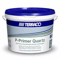 TERRACO P-Primer Quartz кварц-грунт адгезионный под декоративные штукатурки 16кг белый