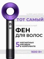 Фен для волос Xiaomi SenCiciMen Hair Dryer HD15, фиолетовый