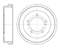 Барабан тормозной GD-61079 1шт