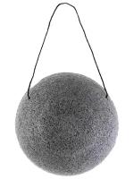 Спонж для умывания Конняку с древесным углем Очищающий Charcoal Konjac Sponge 1шт